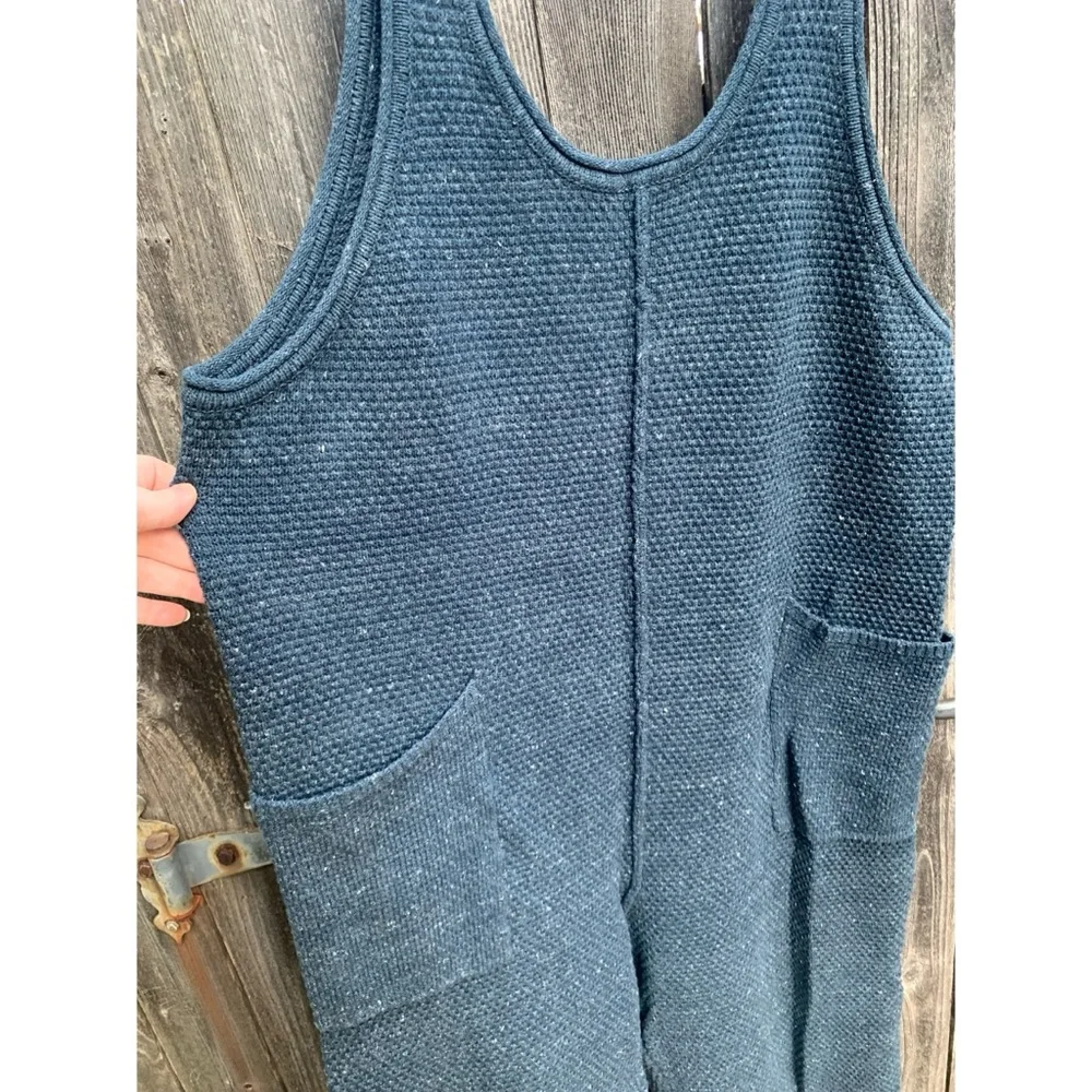 NWT Free People Hailee Sweater Jumper Navy Heather Medium